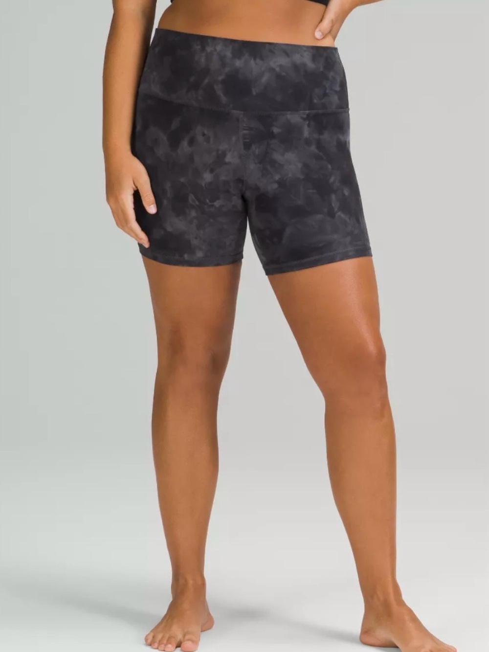 NWT Lululemon Align HR Shorts Diamond Dye 6” Size 6